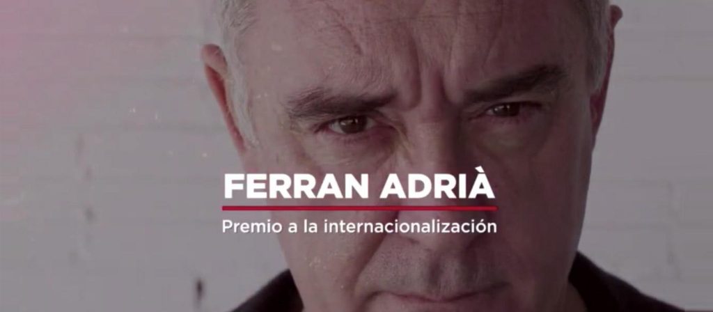 Ferrán Adrià recibe el premio a la internacionalización de la mano de Lactalis Foodservice