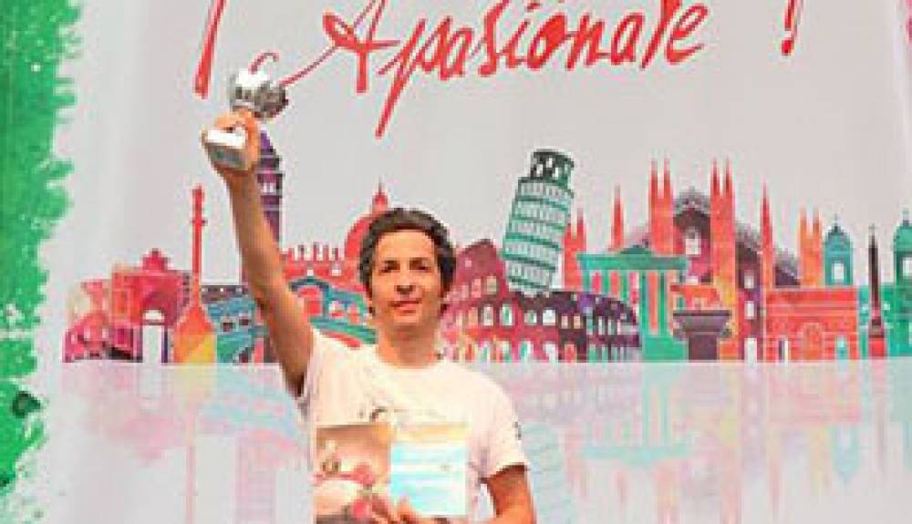 Marcello Raucci, ganador del “II Campeonato de pizza d’autore” en Passione Italia 2016