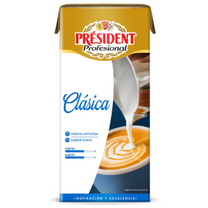 Leche clásica BRIK 1L Président Profesional