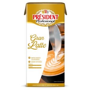 Leche Gran Latte BRIK 1L Président Profesional