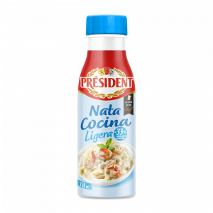 Nata UHT Cocina Ligera Président 12% MG 25 cl