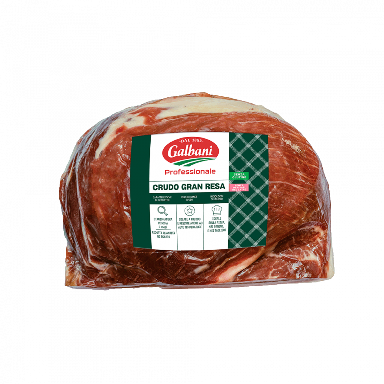 Galbani Professionale Prosciutto Crudo Gran Resa 2,4 KG Lactalis