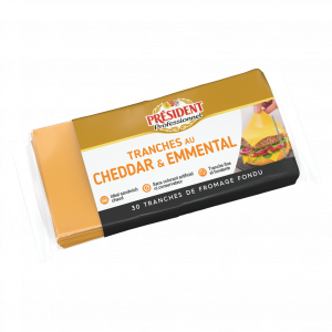 Président Profesional Lonchas Cheddar y Emmental