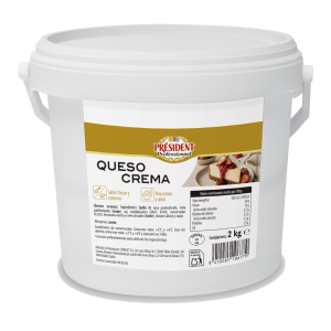 Queso Crema President Profesional 2Kg