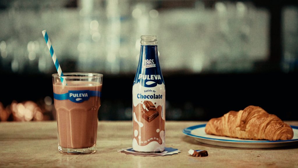 Nueva imagen del envase de Batidos Puleva para acompañar la nueva campaña