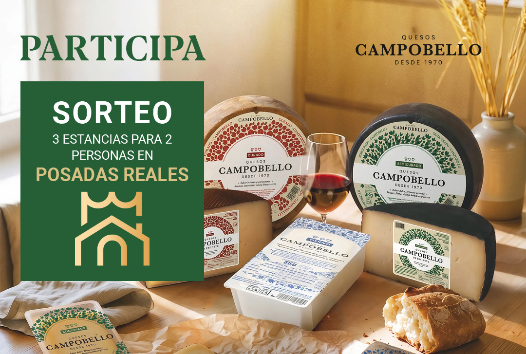Sorteo Campobello. Participa y podrás ganar una estacia para 2 personas en Posadas Reales